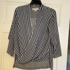 Michael Kors striped blouse XS